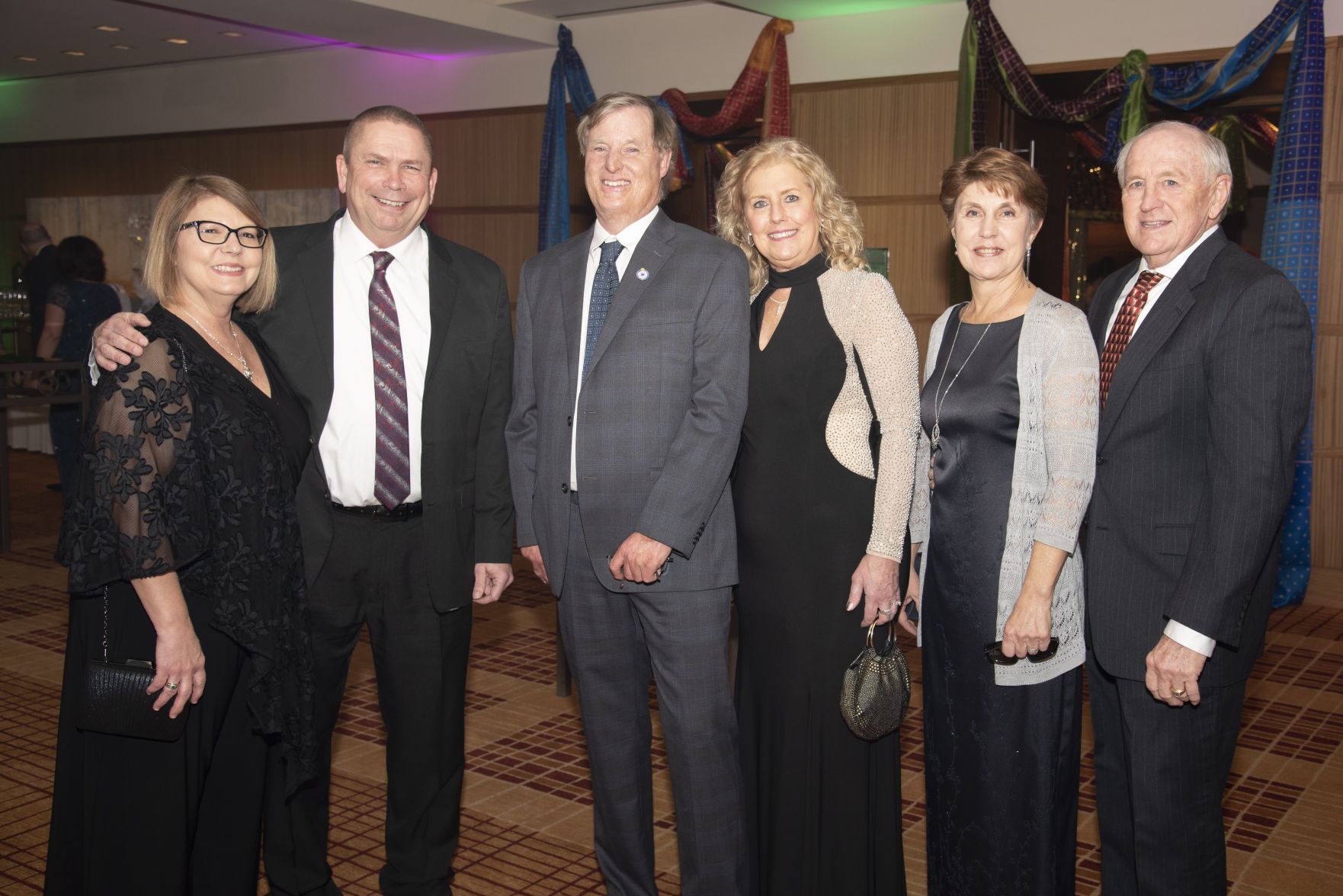 Laurie and Mayor Timothy Lowery, Don and Dee Walsh, Linda and Dennis Ford